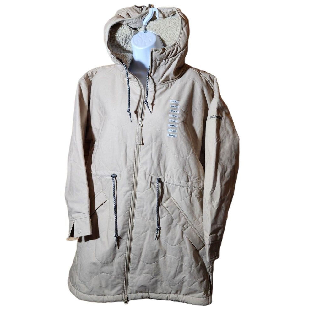 Columbia Crystal Crest Sherpa Lined Jacket Women’s Small Ancient Fossil